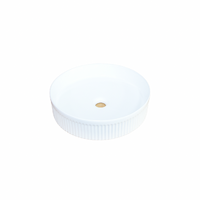 Round - Ceramic Above Counter Top Basin GC465 | Pop Up Waste