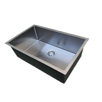 750x450x230mm Single Kitchen Laundry Sink Top/Undermount