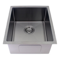 380x440x200mm Single Kitchen Laundry Sink Top/Undermount