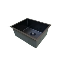 550x450x230mm Single Kitchen Laundry Sink Top/Undermount