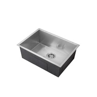 Gianni&costa handmade kitchen laundry sink w/ top or under mount 620x450x230mm with various colour options