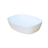 Rectangular - Ceramic Above Counter Top Basin RB62 | Pop Up Waste