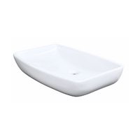 Rectangular - Ceramic Above Counter Top Basin SB58 | Pop Up Waste