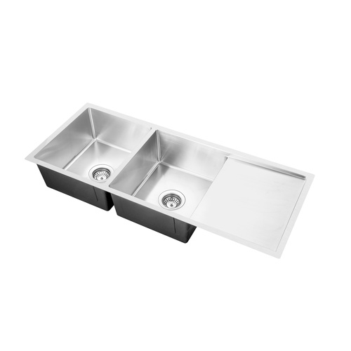 1115x450x200mm Single Kitchen Laundry Sink Top/Undermount