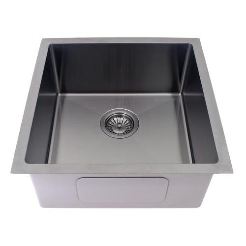 Gianni&costa handmade kitchen laundry sink w/ top or under mount 440x440x230mm single type stainless steel