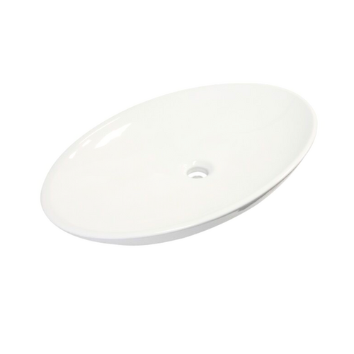 Oval - Ceramic Above Counter Top Basin RB42 | Pop Up Waste