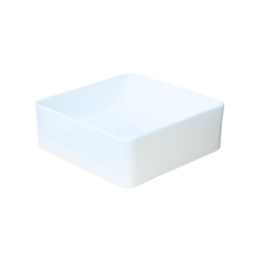 Square - Ceramic Above Counter Top Basin RB63 | Pop Up Waste